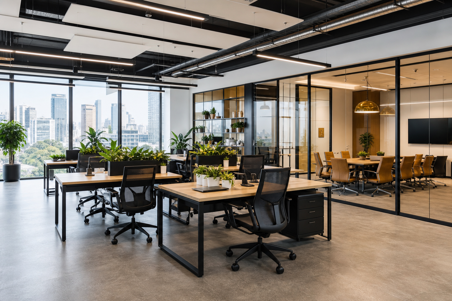 Bureau équipé pour entreprise